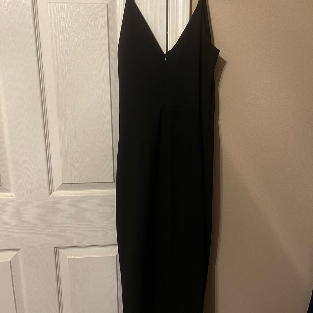 Betsey Johnson Black Sleeveless Midi Dress
